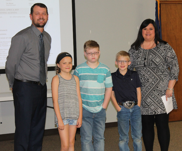 Wamego Public Schools USD 320 Board of Education Recognizes